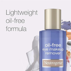 Neutrogena Gentle Oil-Free Eye Makeup Remover & Cleanser for Sensitive Eyes, Non-Greasy Makeup Remover, Removes Waterproof Mascara, Dermatologist & Ophthalmologist Tested, 5.5 fl. oz ( Pack of 3)