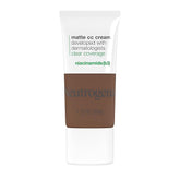 Neutrogena Clear Coverage Flawless Matte CC Cream, Full-Coverage Color Correcting Cream Face Makeup with Niacinamide (b3), Hypoallergenic, Oil Free & Fragrance Free, Truffle, 1 oz