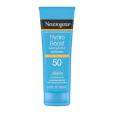 Neutrogena Hydro Boost Moisturizing Water Gel Sunscreen Lotion with Broad Spectrum SPF 50, Water-Resistant & Non-Greasy Hydrating Sunscreen Lotion, Oil-Free, 3 fl. oz