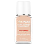 Neutrogena SkinClearing Oil-Free Acne and Blemish Fighting Liquid Foundation with.5% Salicylic Acid Acne Medicine, Shine Controlling Makeup for Acne Prone Skin, 30 Buff, 1 fl. oz