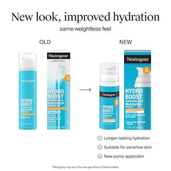 Neutrogena Hydro Boost Hyaluronic Acid Face Moisturizer with Broad Spectrum SPF 50 Sunscreen,Non-Greasy,Fragrance Free Daytime Facial Moisturizer to Hydrate & Soothe Dry Skin,1.7 fl. oz,(Pack of 2)