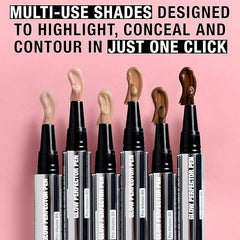 Neutrogena Healthy Skin Glow Perfector Concealer Pen, Lightweight Liquid Makeup for Face with Pro-Vitamin B5 & Vitamin E for a Radiant Finish, Neutral, 0.1 oz