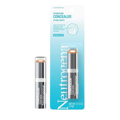 Neutrogena Hydro Boost Hydrating Concealer Stick, Makeup with Hyaluronic Acid for Dry Skin, Lightweight Oil-Free Cover-Up with Buildable Coverage, 30 Light/Medium, 0.12 Oz